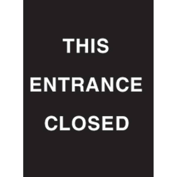 Letterboard, Hdr, 36x36, Black/White